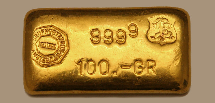 Drijfhout Goldbarren 100 Gramm